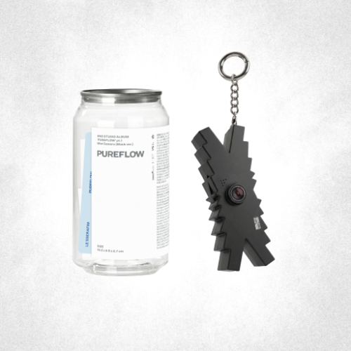 LE SSERAFIM - 2nd Studio Album 'PUREFLOW' pt.1 (Mini Camera Ver. / Black)