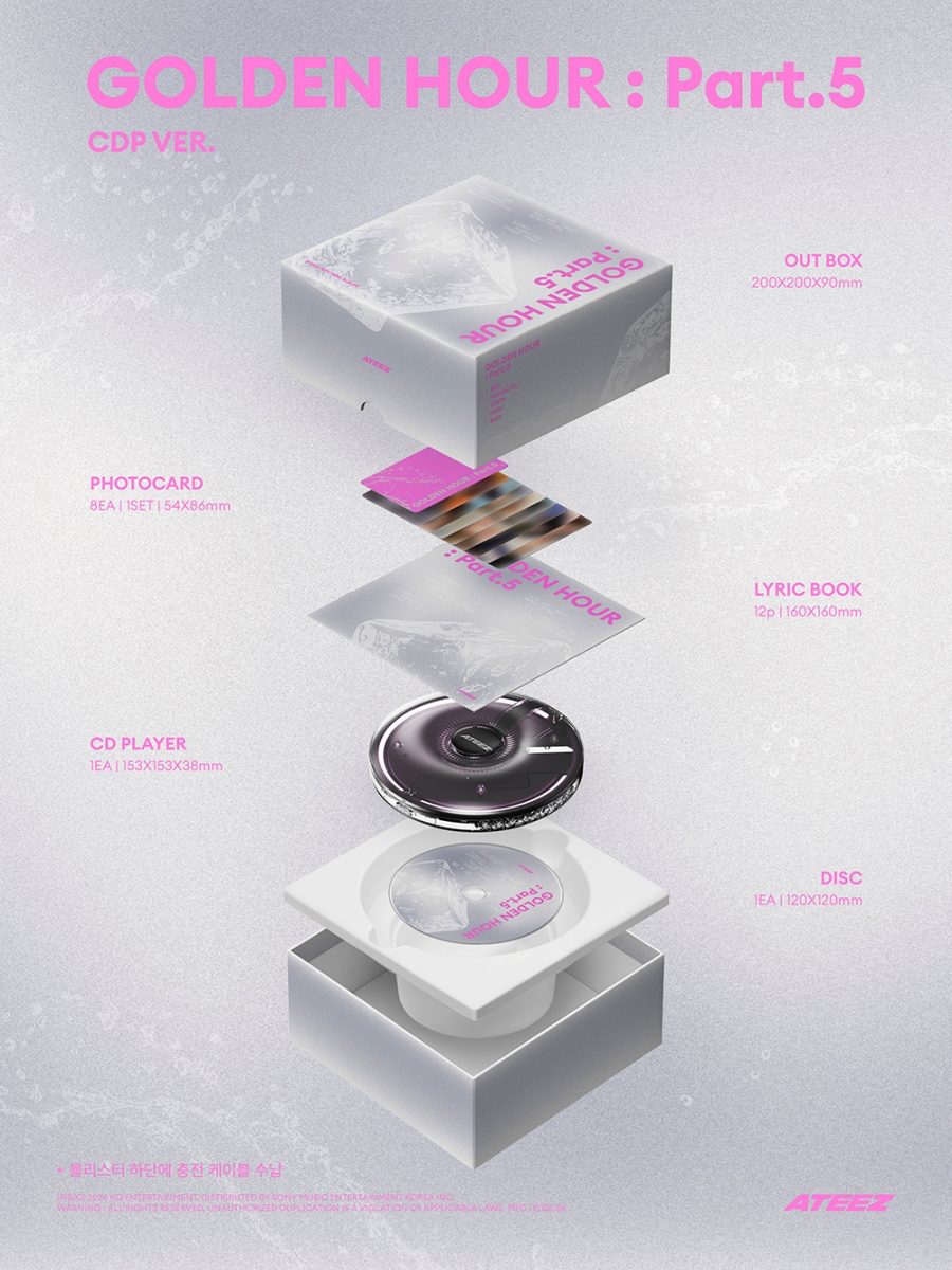 ATEEZ – 14th Mini Album [GOLDEN HOUR : Part.5] (CDP VER.)