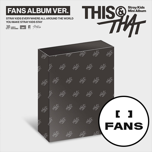 PRE-ORDER [FANS SHOP POB] Stray Kids – Mini Album [THIS & THAT] (FANS ALBUM VER.)
