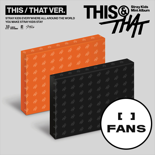 PRE-ORDER [FANS SHOP POB] Stray Kids – Mini Album [THIS & THAT] (THIS VER., THAT VER.)