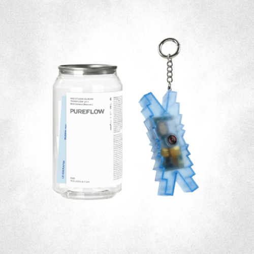 LE SSERAFIM - 2nd Studio Album 'PUREFLOW' pt.1 (Mini Camera Ver. / Blue)