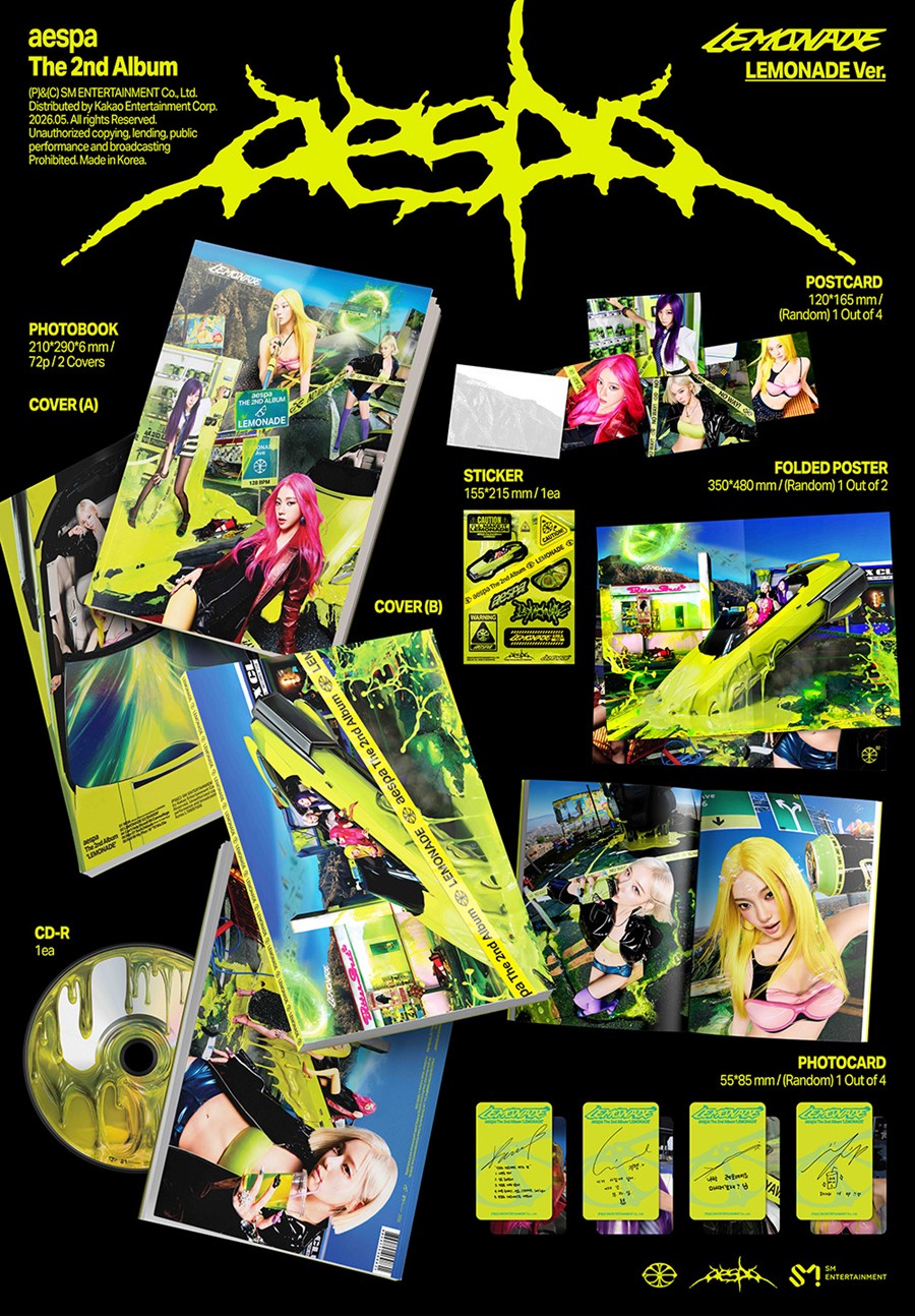 Aespa-2nd Album [LEMONADE] (LEMONADE VER.)