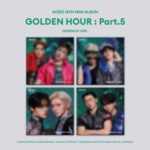 ATEEZ - 14th Mini Album [GOLDEN HOUR: Part.5] (DIGIPACK UNIT Ver.)