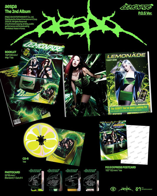 Aespa- 2nd Album [LEMONADE] (P.O.S)
