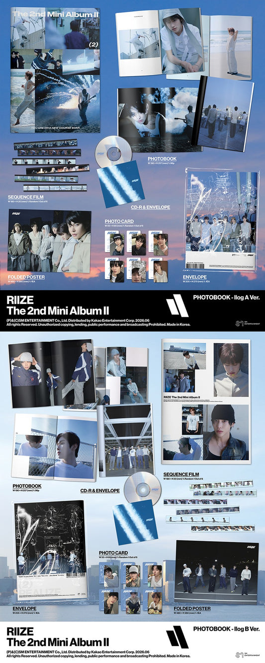 RIIZE - 2ND Mini Album [II] (Photobook Ver.)