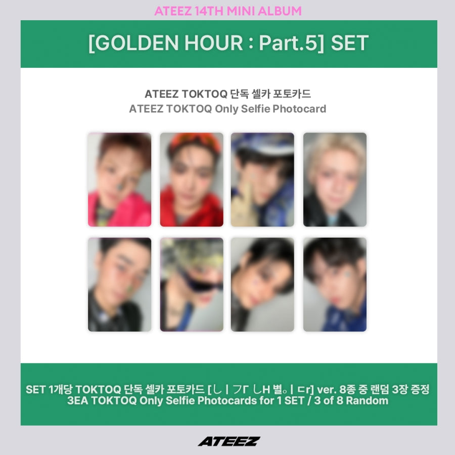 ATEEZ- GOLDEN HOUR PART 5 [KQSHOP POB]