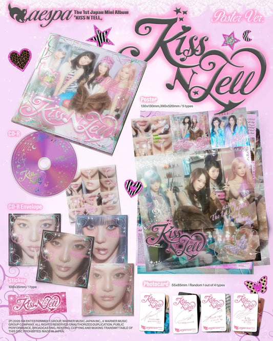 aespa - Japan 1st Mini Album 'KISS N TELL'