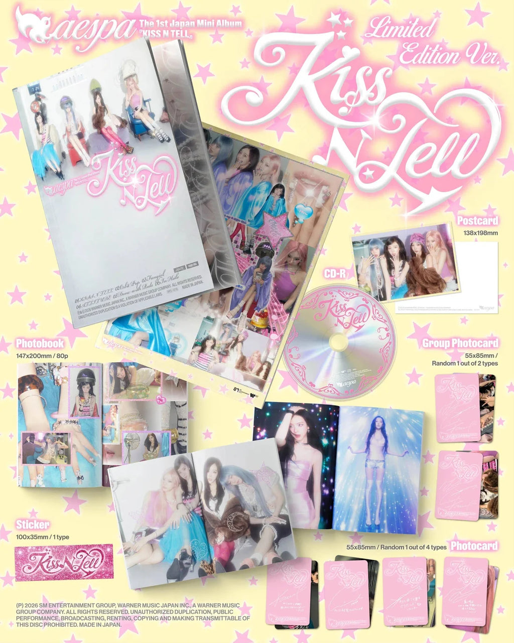 aespa - Japan 1st Mini Album 'KISS N TELL'