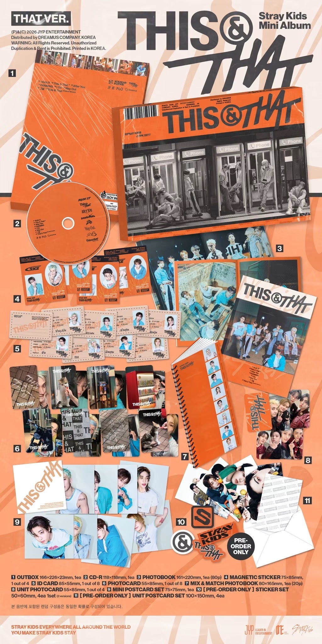 Stray Kids – Mini Album FANS POB [THIS & THAT] (THIS VER., THAT VER.)