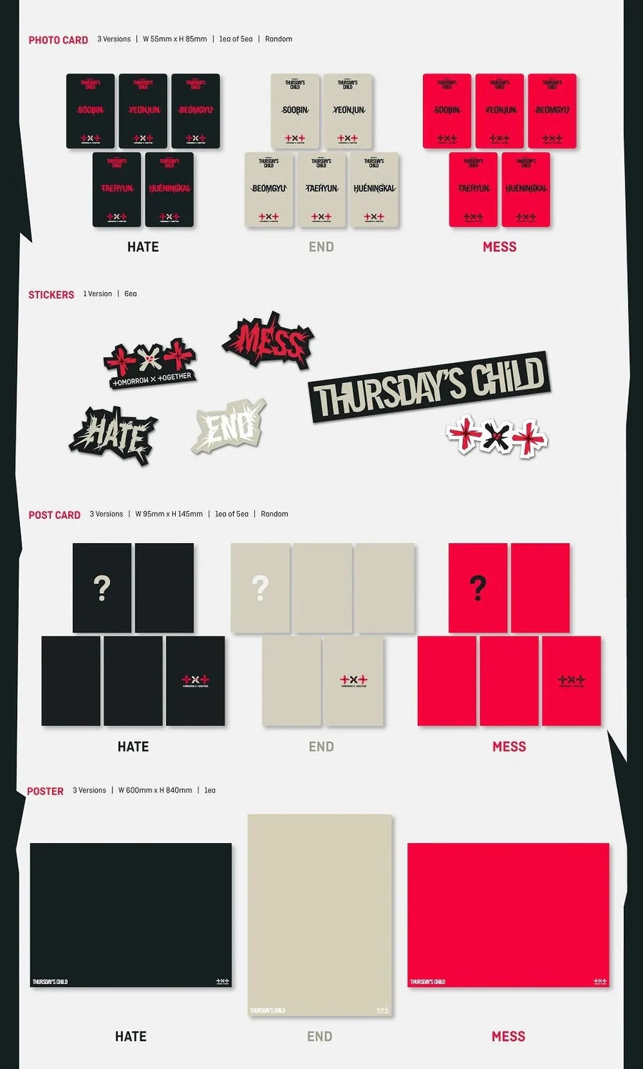 TXT - MINISODE 2: THURSDAY'S CHILD (4TH MINI ALBUM)