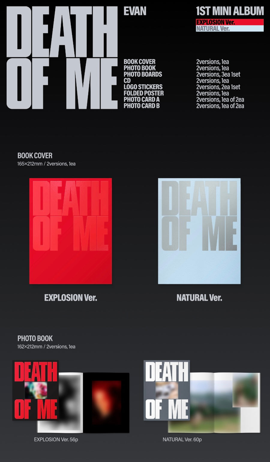 EVAN - DEATH OF ME (EXPLOSION / NATURAL VER.)