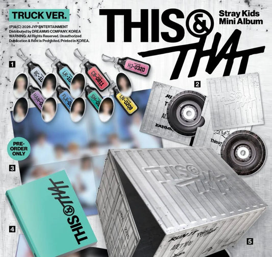 STRAY KIDS - THIS & THAT (MINI ALBUM) (TRUCK VER.) (LIMITED)