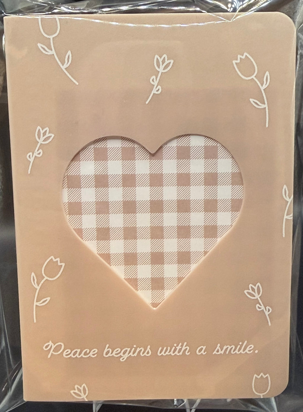 Photocard Album Hart – Beige / Tulp (64 Pockets)